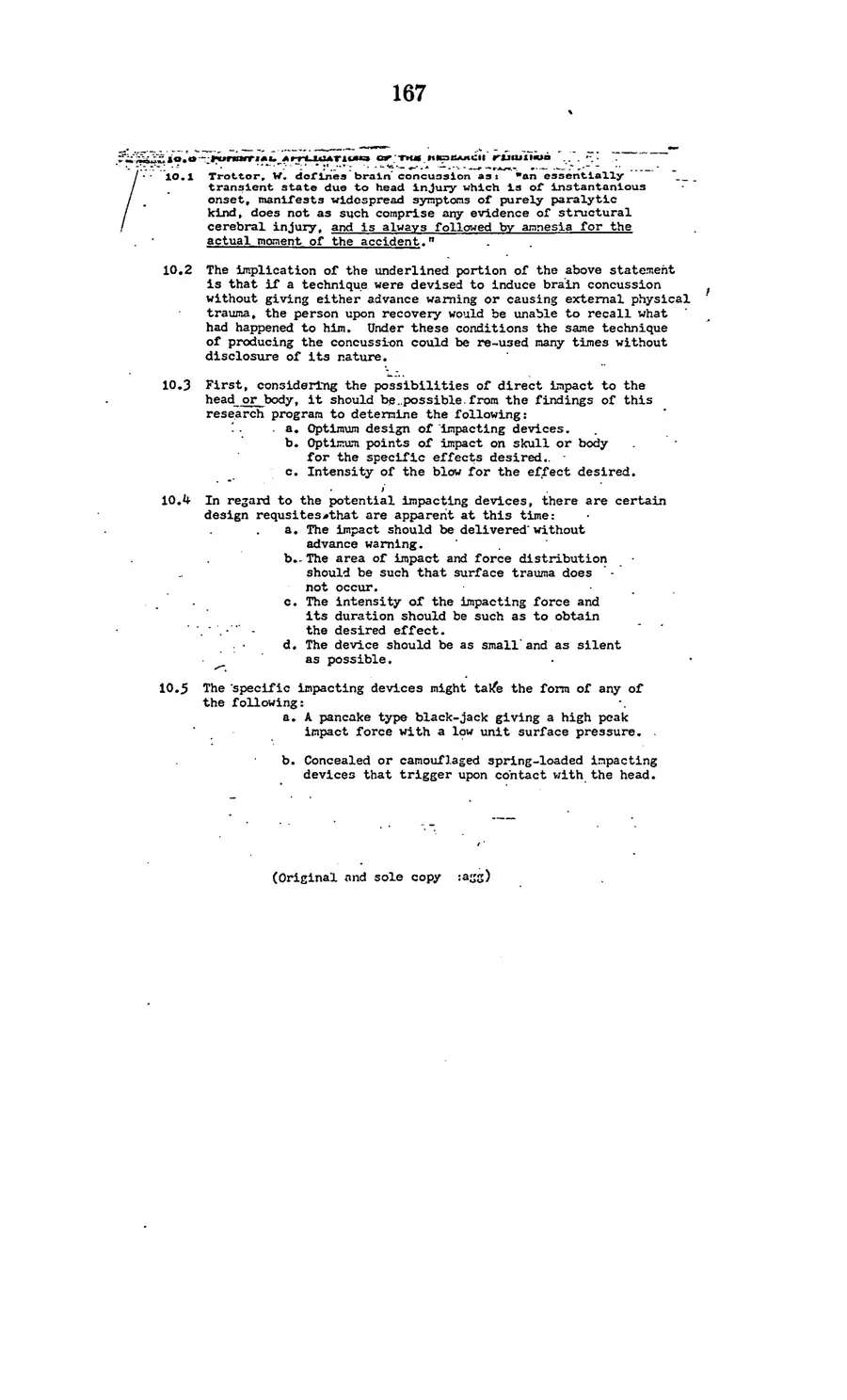 Project MKULTRA, the CIA's Program of Research in Behavioral Modification — source page 169, facsimile of the released scan