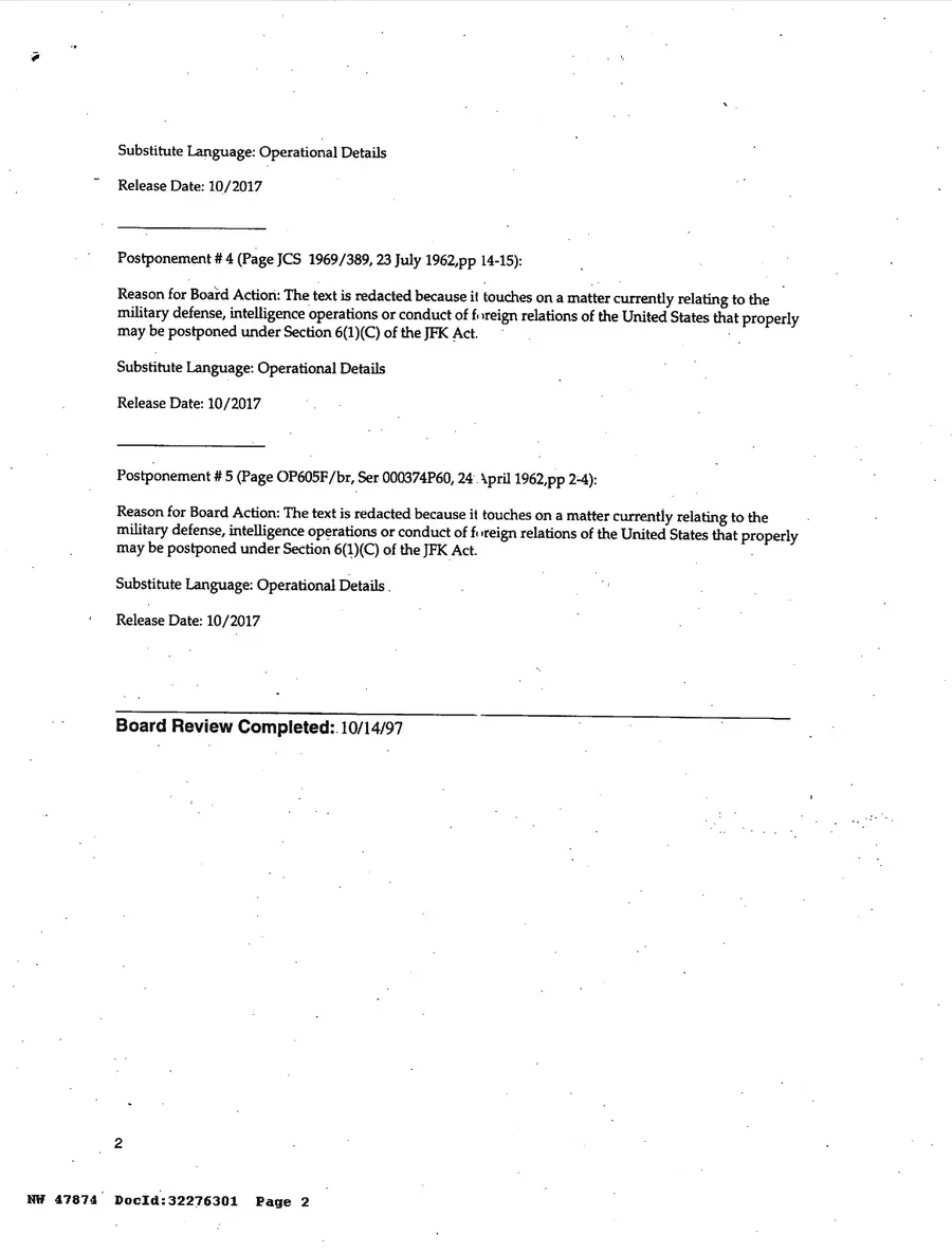 Justification for US Military Intervention in Cuba — source page 3, facsimile of the released scan