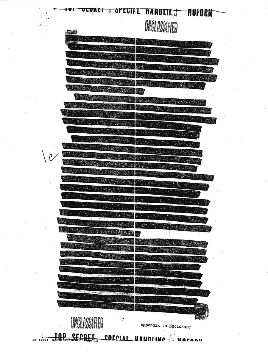 Justification for US Military Intervention in Cuba — source page 12, facsimile of the released scan