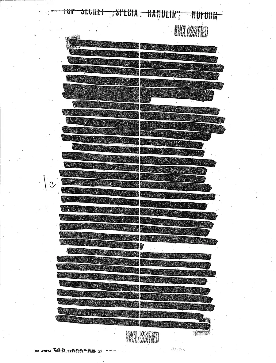 Justification for US Military Intervention in Cuba — source page 27, facsimile of the released scan