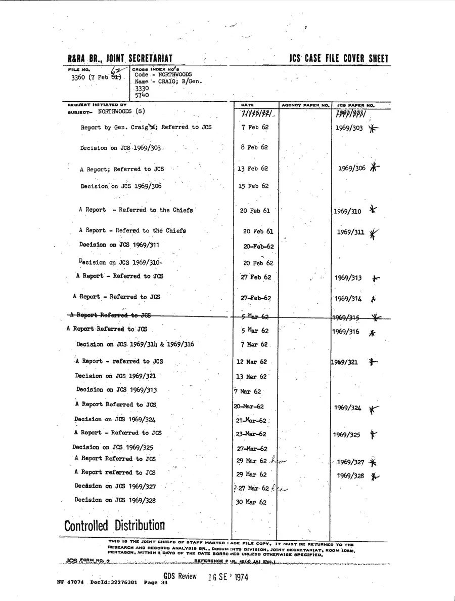Justification for US Military Intervention in Cuba — source page 34, facsimile of the released scan
