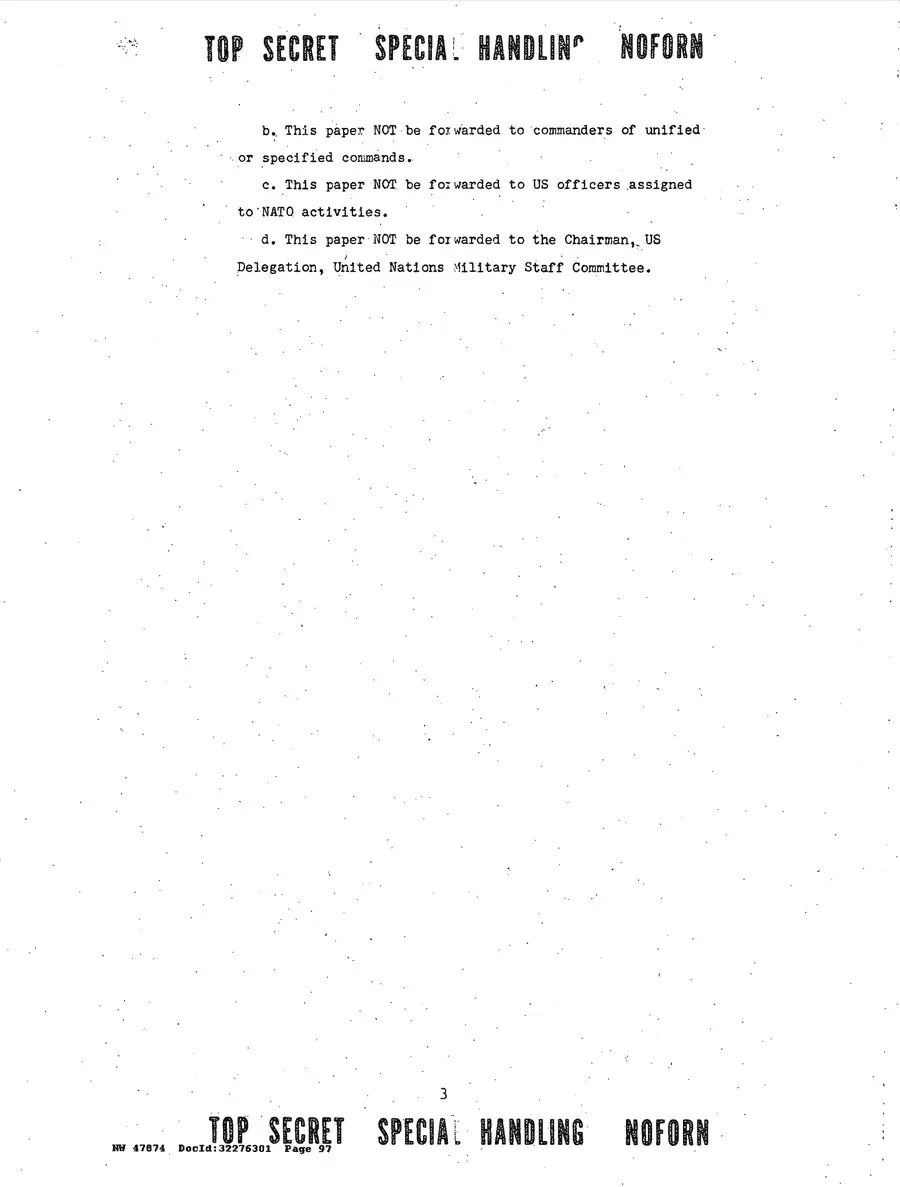 Justification for US Military Intervention in Cuba — source page 97, facsimile of the released scan
