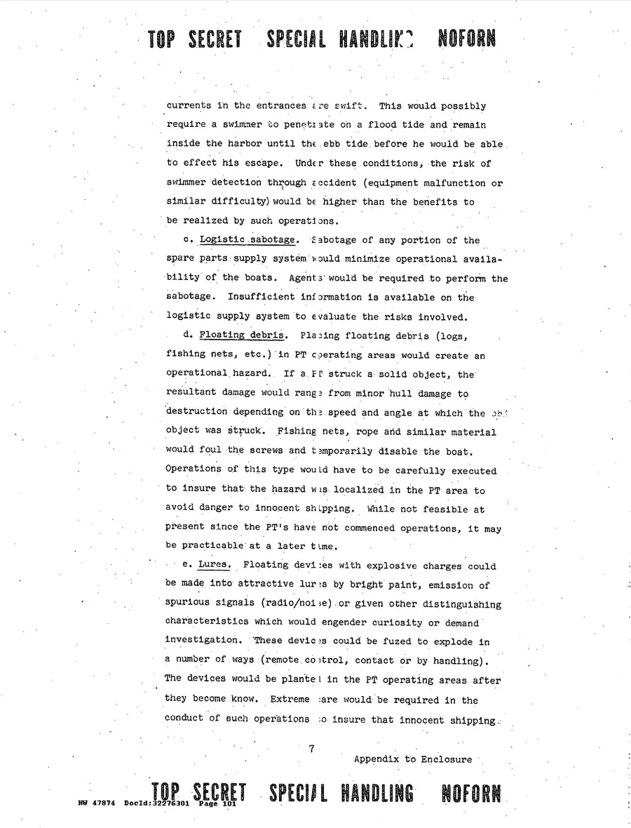Justification for US Military Intervention in Cuba — source page 101, facsimile of the released scan