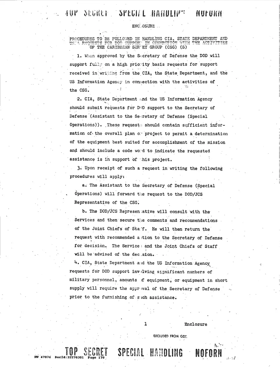 Justification for US Military Intervention in Cuba — source page 179, facsimile of the released scan